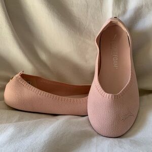 Puma 'Iliana' comfort ballerina flat/shoe in light pink
